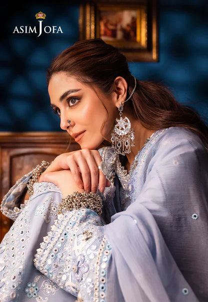 Asim Jofa | Fasana e Ishq Eid Luxury Lawn |AJFI-12 - House Of Anaya