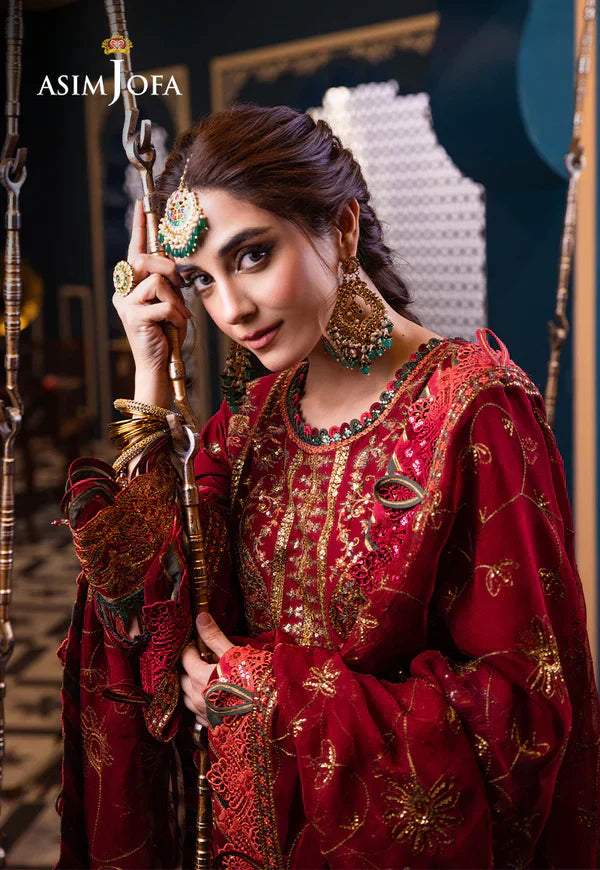 Asim Jofa | Fasana e Ishq Eid Luxury Lawn | AJFI-21 - House Of Anaya