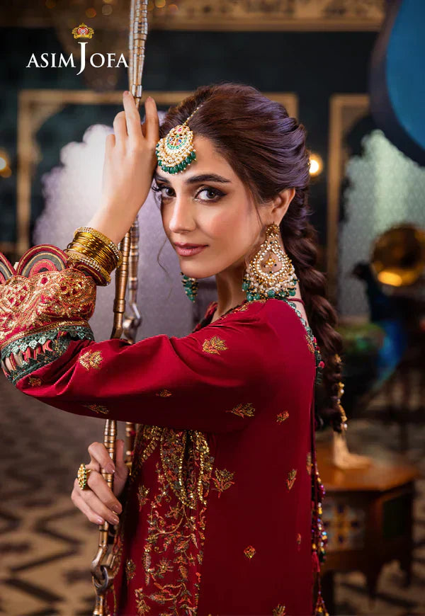 Asim Jofa | Fasana e Ishq Eid Luxury Lawn | AJFI-21 - House Of Anaya