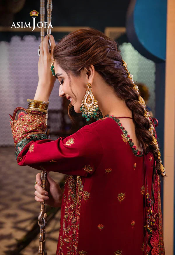 Asim Jofa | Fasana e Ishq Eid Luxury Lawn | AJFI-21 - House Of Anaya