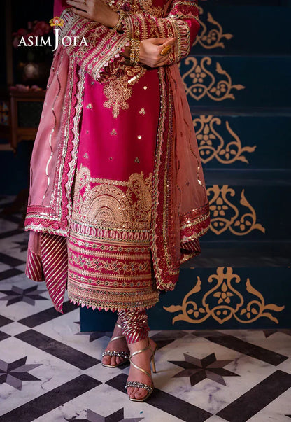 Asim Jofa | Fasana e Ishq Eid Luxury Lawn | AJFI-18 - House Of Anaya