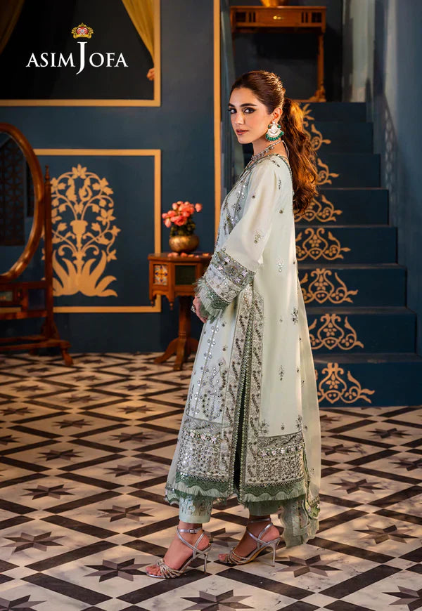 Asim Jofa | Fasana e Ishq Eid Luxury Lawn | AJFI-17 - House Of Anaya