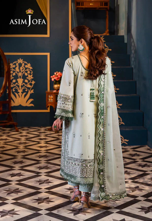 Asim Jofa | Fasana e Ishq Eid Luxury Lawn | AJFI-17 - House Of Anaya