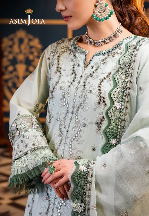 Asim Jofa | Fasana e Ishq Eid Luxury Lawn | AJFI-17 - House Of Anaya