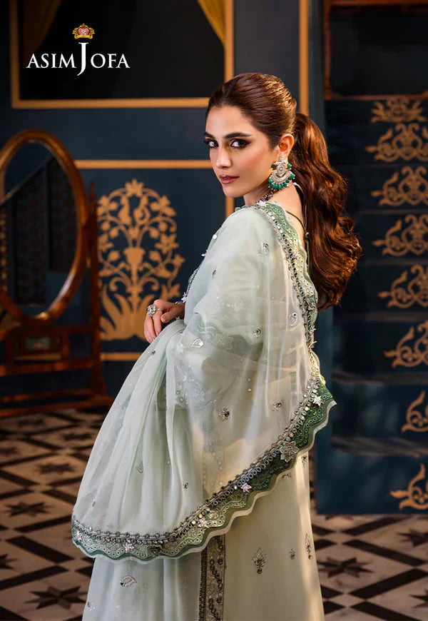 Asim Jofa | Fasana e Ishq Eid Luxury Lawn | AJFI-17 - House Of Anaya
