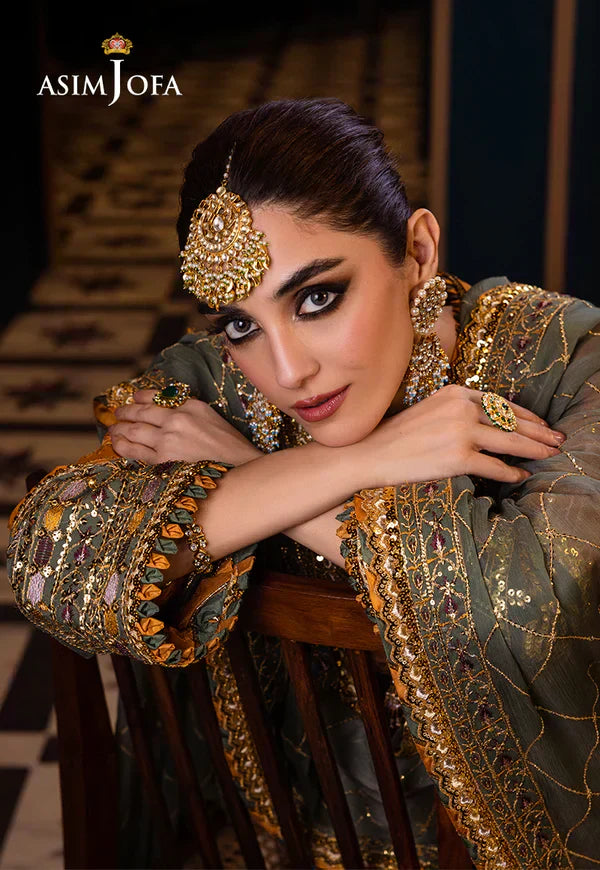 Asim Jofa | Fasana e Ishq Eid Luxury Lawn | AJFI-26 - House Of Anaya