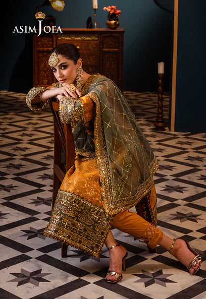 Asim Jofa | Fasana e Ishq Eid Luxury Lawn | AJFI-26 - House Of Anaya