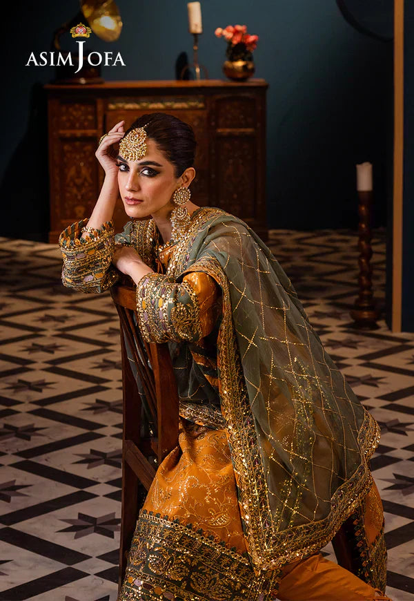 Asim Jofa | Fasana e Ishq Eid Luxury Lawn | AJFI-26 - House Of Anaya