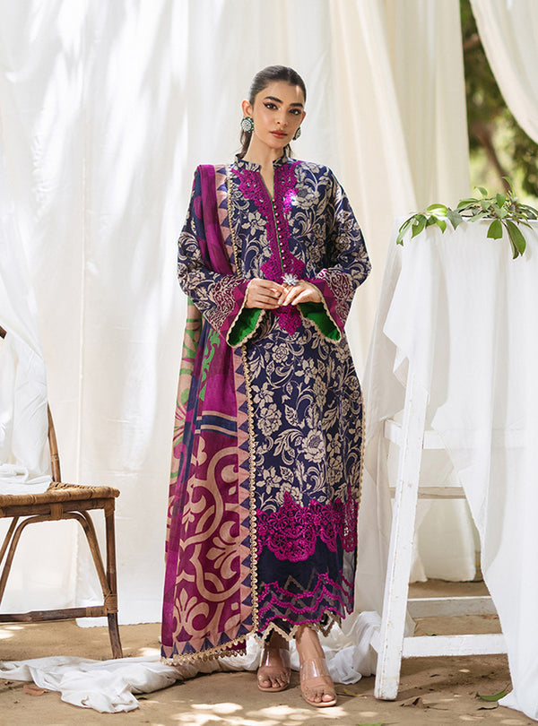 Zainab Chottani | Tahra Lawn 24 | TAMARA - D 7A - House Of Anaya