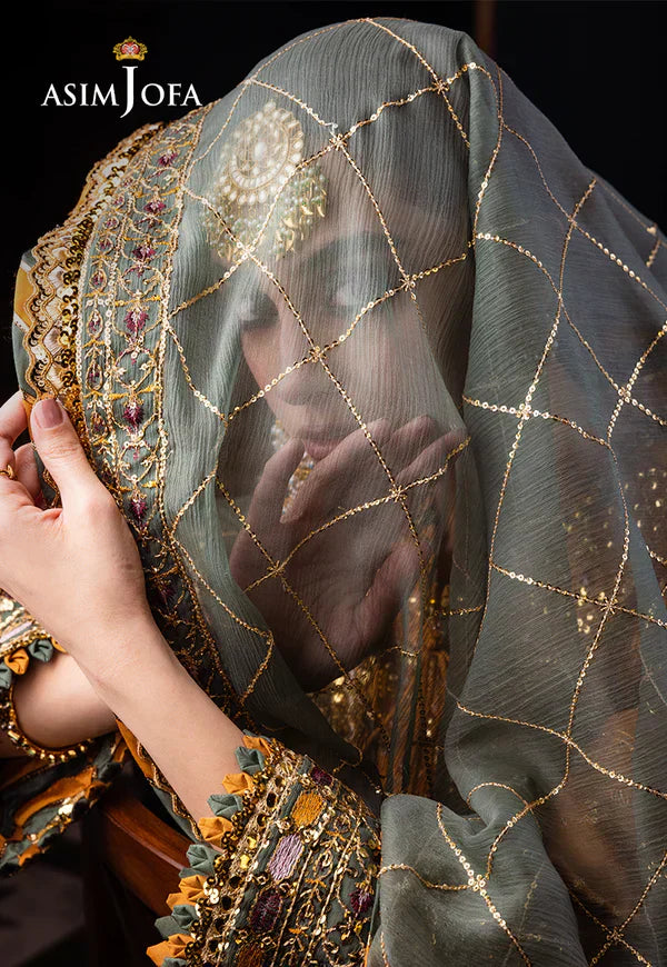 Asim Jofa | Fasana e Ishq Eid Luxury Lawn | AJFI-26 - House Of Anaya