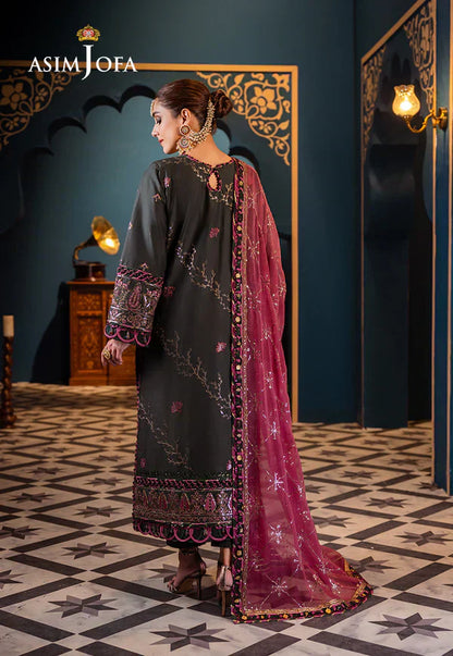 Asim Jofa | Fasana e Ishq Eid Luxury Lawn | AJFI-23 - House Of Anaya
