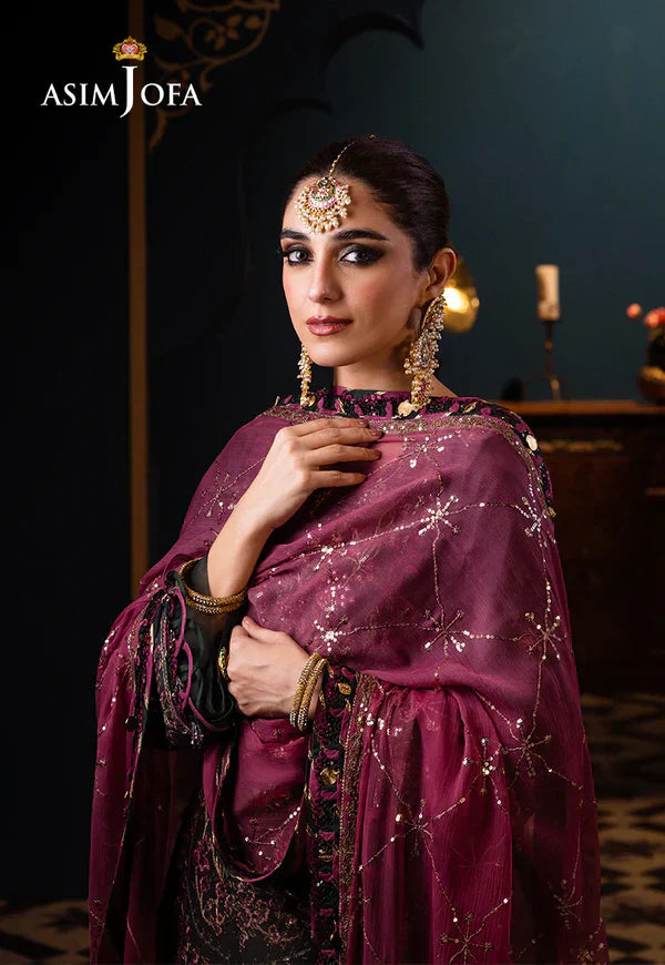 Asim Jofa | Fasana e Ishq Eid Luxury Lawn | AJFI-23 - House Of Anaya