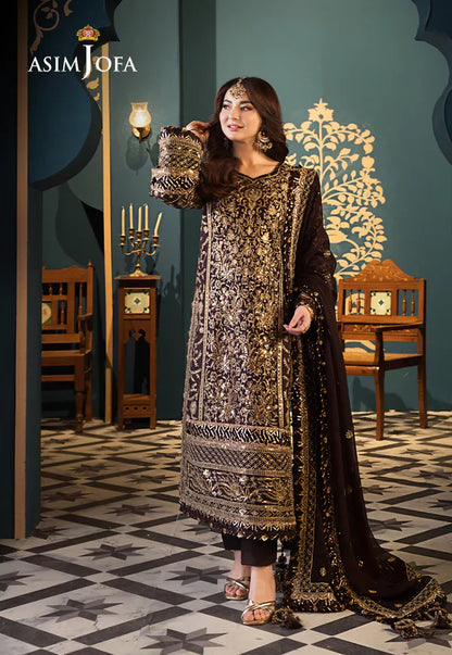 Asim Jofa | Fasana e Ishq Eid Luxury Lawn | AJFI-04 - House Of Anaya