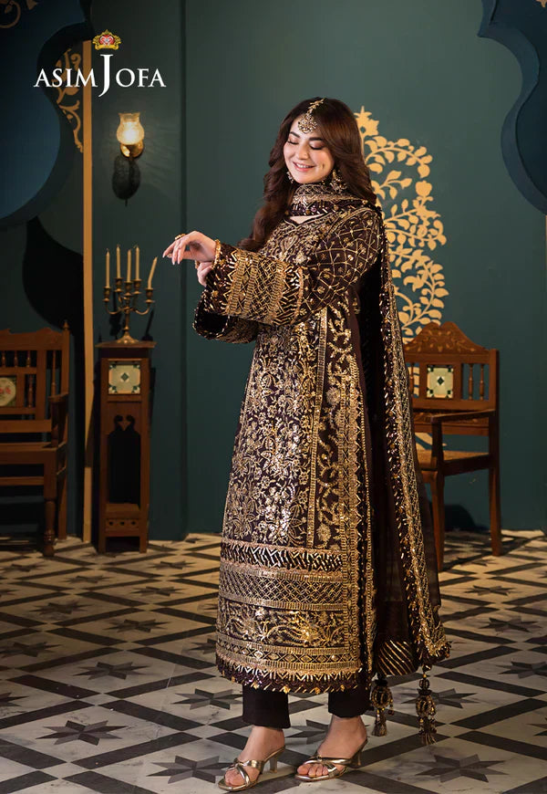 Asim Jofa | Fasana e Ishq Eid Luxury Lawn | AJFI-04 - House Of Anaya