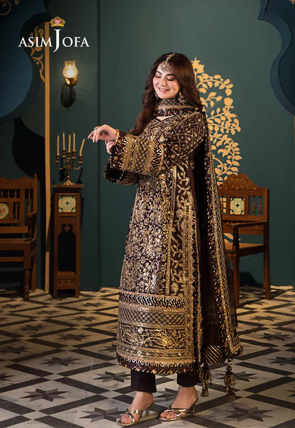 Asim Jofa | Fasana e Ishq Eid Luxury Lawn | AJFI-04 - House Of Anaya