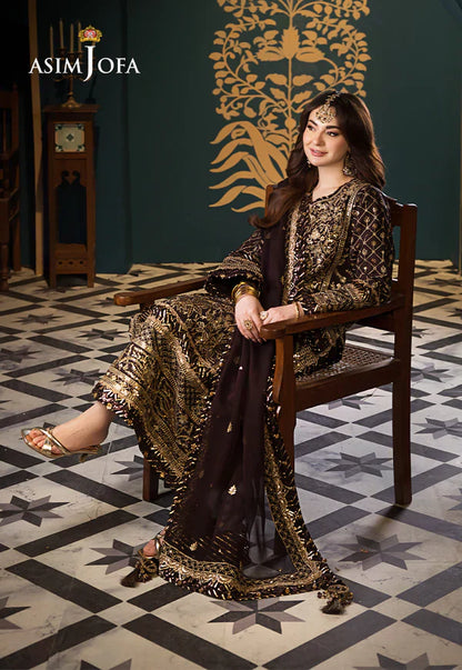 Asim Jofa | Fasana e Ishq Eid Luxury Lawn | AJFI-04 - House Of Anaya