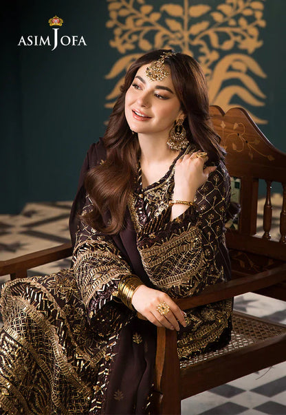 Asim Jofa | Fasana e Ishq Eid Luxury Lawn | AJFI-04 - House Of Anaya