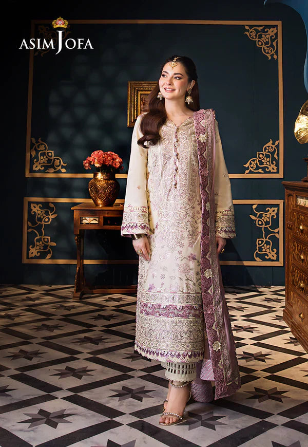 Asim Jofa | Fasana e Ishq Eid Luxury Lawn | AJFI-15 - House Of Anaya