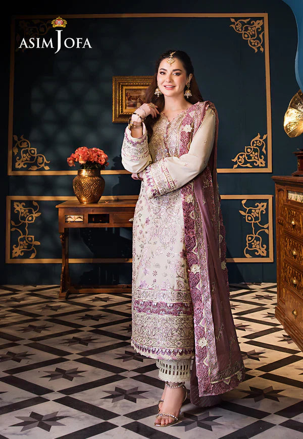Asim Jofa | Fasana e Ishq Eid Luxury Lawn | AJFI-15 - House Of Anaya