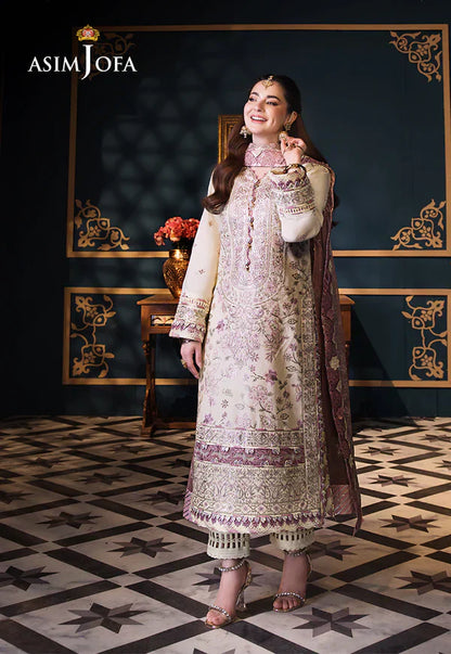 Asim Jofa | Fasana e Ishq Eid Luxury Lawn | AJFI-15 - House Of Anaya
