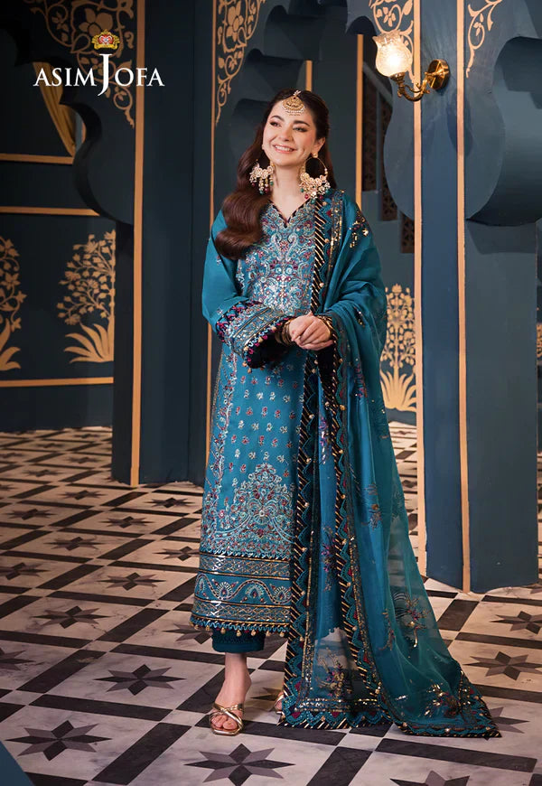 Asim Jofa | Fasana e Ishq Eid Luxury Lawn | AJFI-20 - House Of Anaya