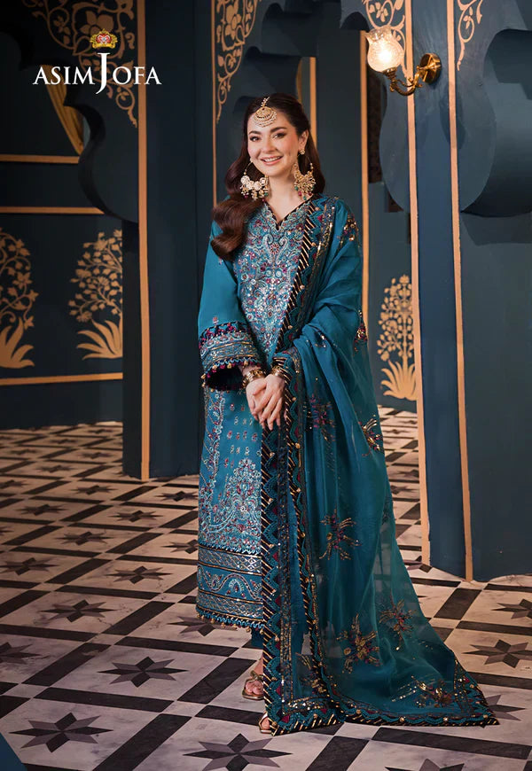 Asim Jofa | Fasana e Ishq Eid Luxury Lawn | AJFI-20 - House Of Anaya