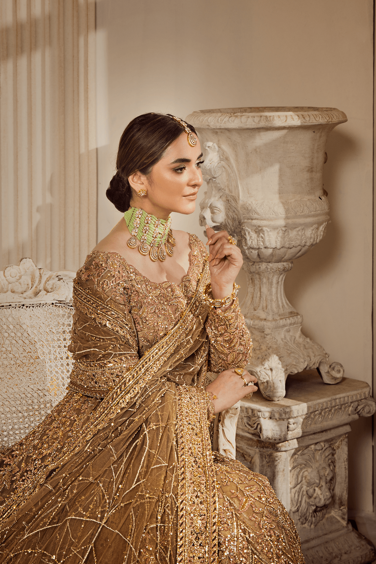 Erum Khan | Iris Bridal Couture 24 | GOLDEN AURA