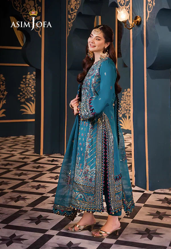 Asim Jofa | Fasana e Ishq Eid Luxury Lawn | AJFI-20 - House Of Anaya