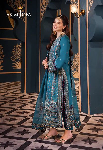 Asim Jofa | Fasana e Ishq Eid Luxury Lawn | AJFI-20 - House Of Anaya