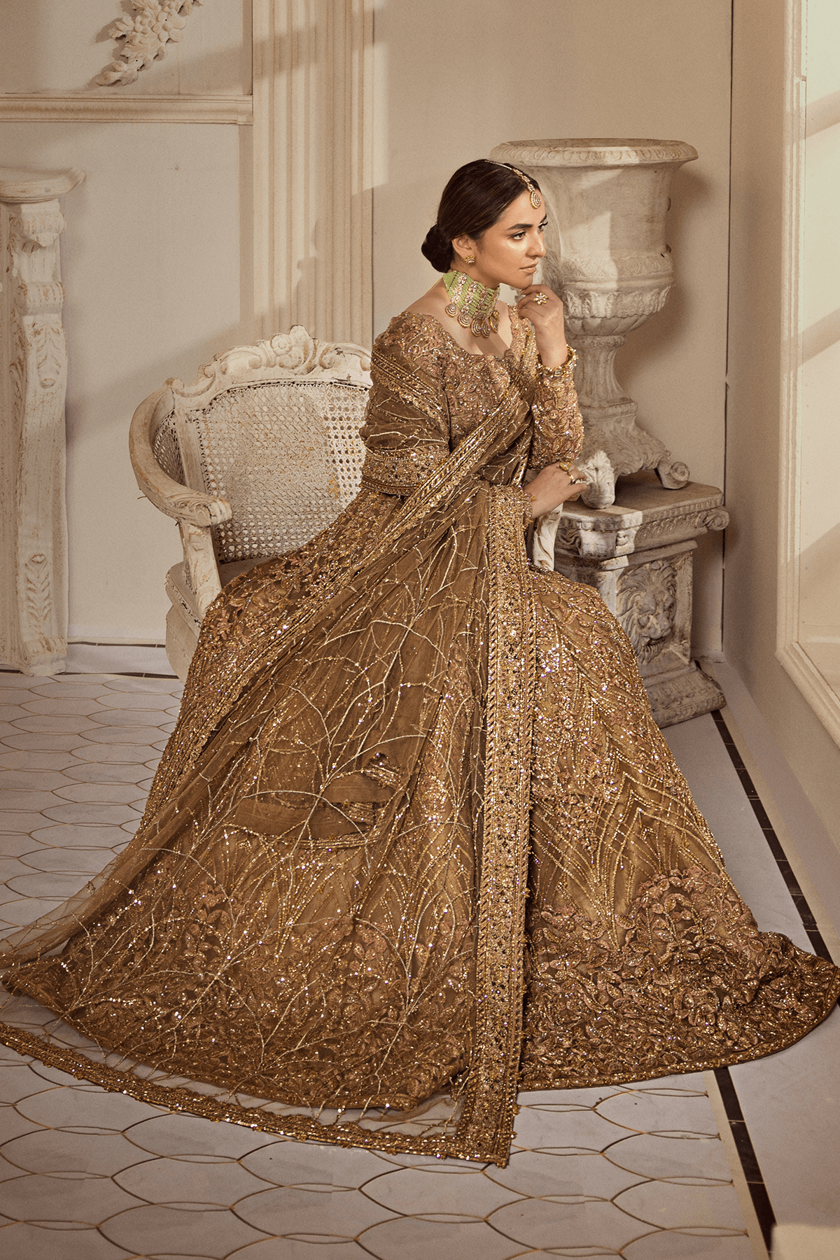 Erum Khan | Iris Bridal Couture 24 | GOLDEN AURA