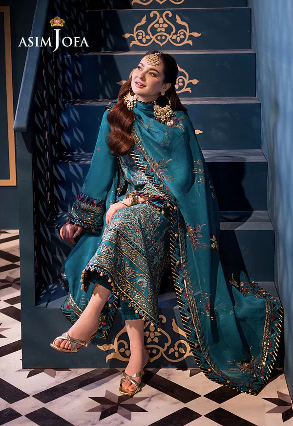 Asim Jofa | Fasana e Ishq Eid Luxury Lawn | AJFI-20 - House Of Anaya