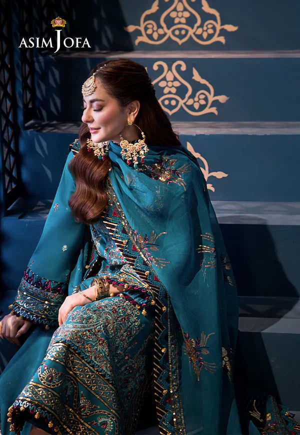 Asim Jofa | Fasana e Ishq Eid Luxury Lawn | AJFI-20 - House Of Anaya