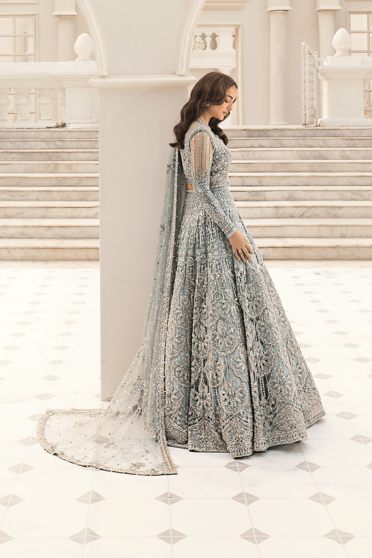 Erum Khan | Iris Bridal Couture 24 | MINTY BREEZE