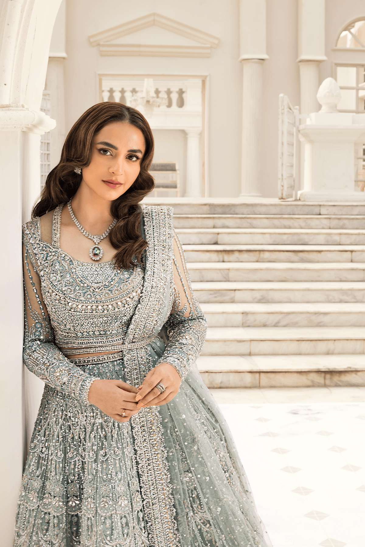 Erum Khan | Iris Bridal Couture 24 | MINTY BREEZE