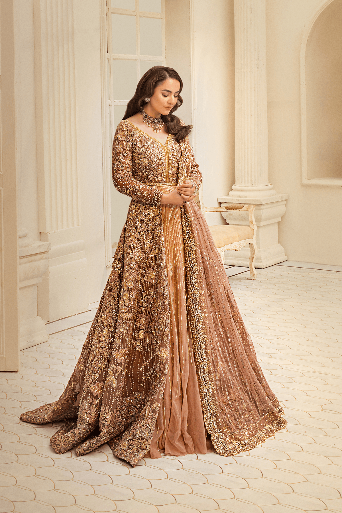 Erum Khan | Iris Bridal Couture 24 | SAPPHIRE SERENITY