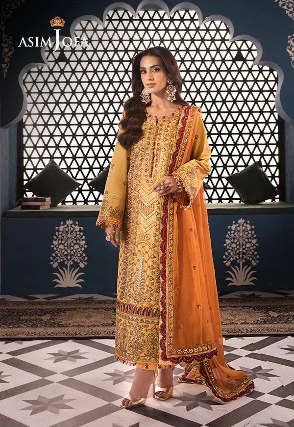 Asim Jofa | Fasana e Ishq Eid Luxury Lawn | AJFI-19 - House Of Anaya