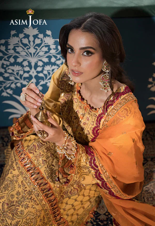 Asim Jofa | Fasana e Ishq Eid Luxury Lawn | AJFI-19 - House Of Anaya