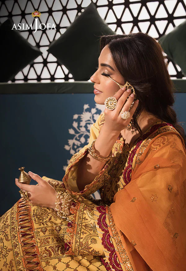 Asim Jofa | Fasana e Ishq Eid Luxury Lawn | AJFI-19 - House Of Anaya