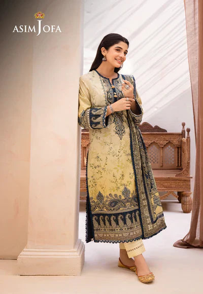 Asim Jofa | Prints Essentials | AJUB-15 - House Of Anaya