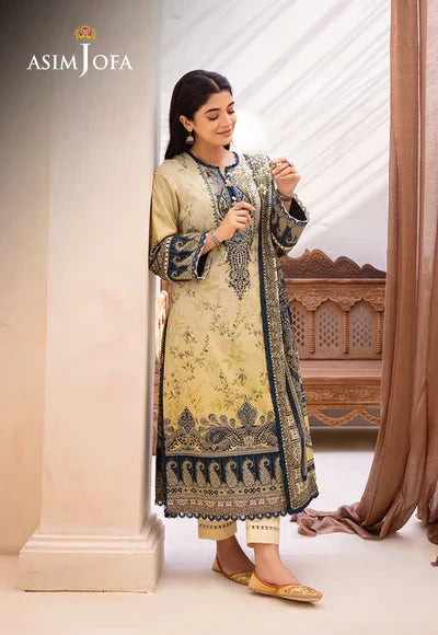 Asim Jofa | Prints Essentials | AJUB-15 - House Of Anaya