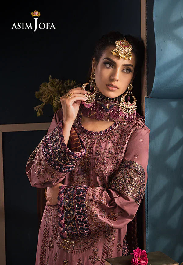 Asim Jofa | Fasana e Ishq Eid Luxury Lawn | AJFI-22 - House Of Anaya