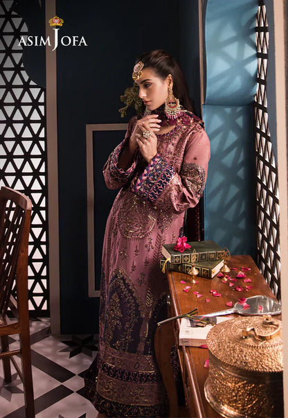 Asim Jofa | Fasana e Ishq Eid Luxury Lawn | AJFI-22 - House Of Anaya