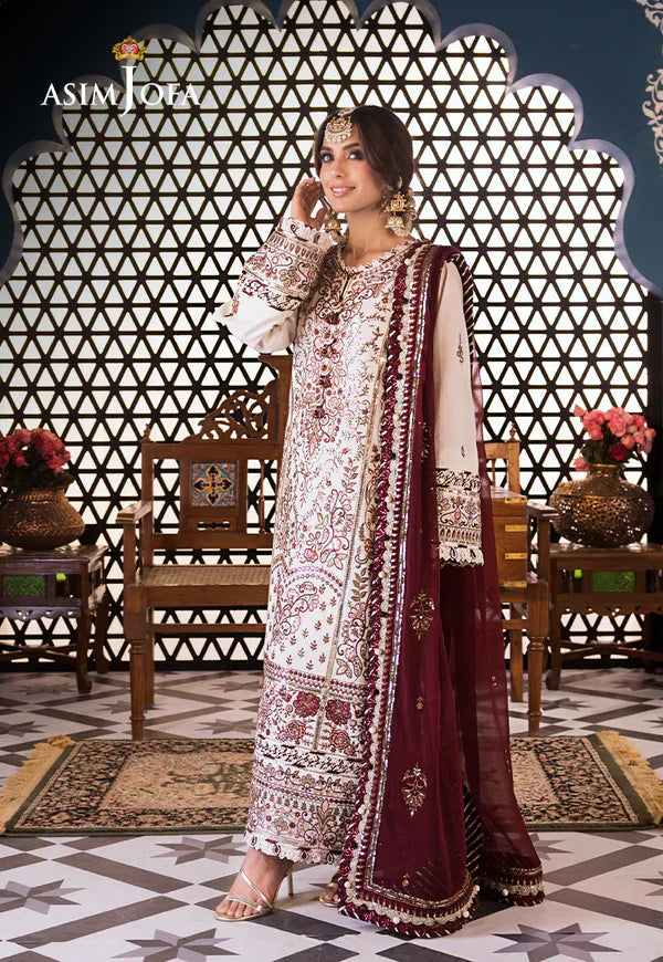 Asim Jofa | Fasana e Ishq Eid Luxury Lawn | AJFI-13 - House Of Anaya