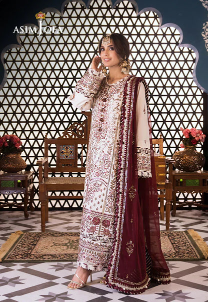 Asim Jofa | Fasana e Ishq Eid Luxury Lawn | AJFI-13 - House Of Anaya