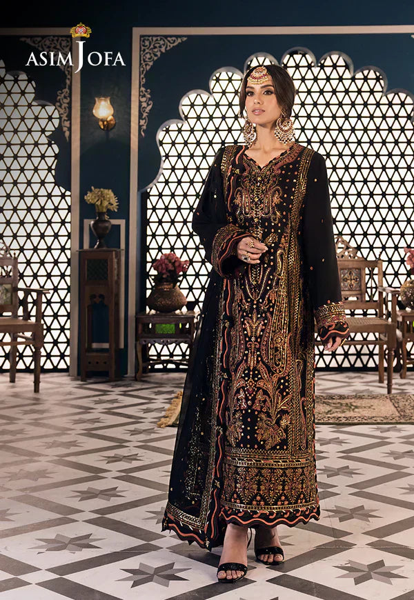 Asim Jofa | Fasana e Ishq Eid Luxury Lawn | AJFI-05 - House Of Anaya