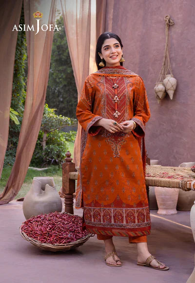 Asim Jofa | Prints Essentials | AJUB-07 - House Of Anaya