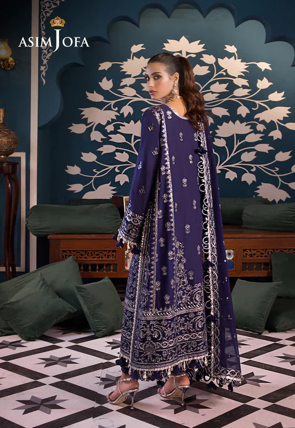 Asim Jofa | Fasana e Ishq Eid Luxury Lawn | AJFI-25 - House Of Anaya