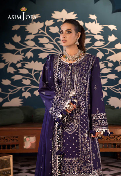 Asim Jofa | Fasana e Ishq Eid Luxury Lawn | AJFI-25 - House Of Anaya