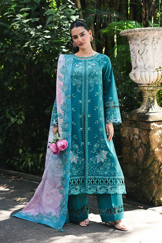 Qalamkar | Q Line Lawn Drop | RP-03 SAPPHIRE