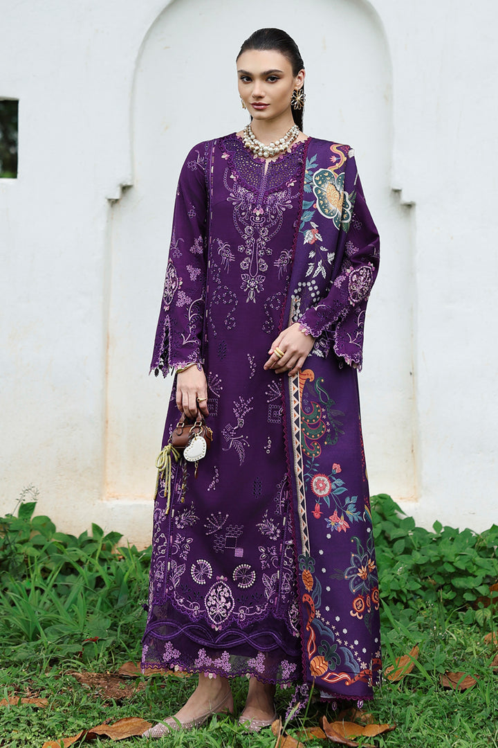 Qalamkar | Q Linen 25 | KL-15 IRIS